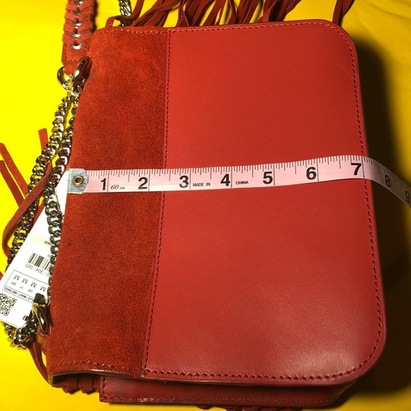 🆕 ZARA Buffalo leather crossbody bag - Picture 10 of 13